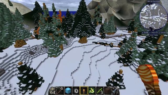 World Of Minecraft + Cubic Chunks & CWG Far Plane View