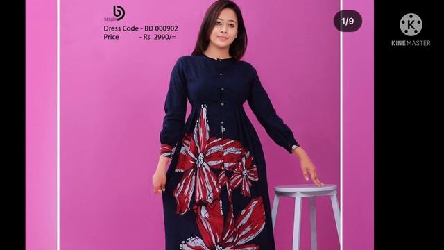 Floral Batik Frock| Bathik Gaum| Frock | Beautiful Batik Collection| Gaum Design 2022