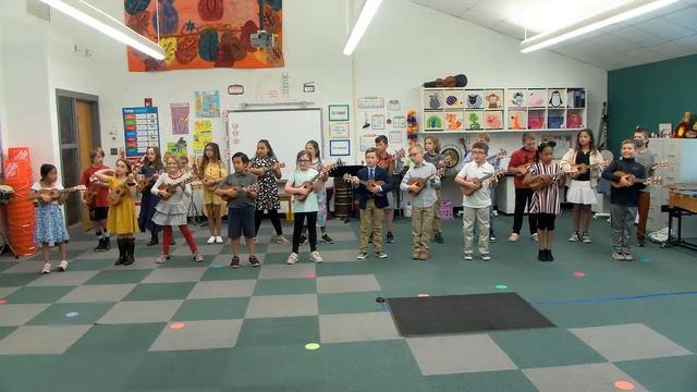 Pole Green Elementary School Ukulele Concert