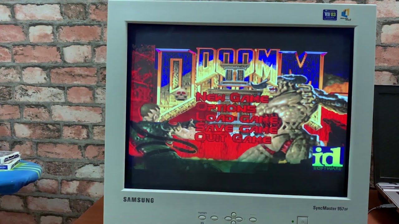 Игры  Dendy, Ms Dos, Zx Spectrum, на ламповом мониторе