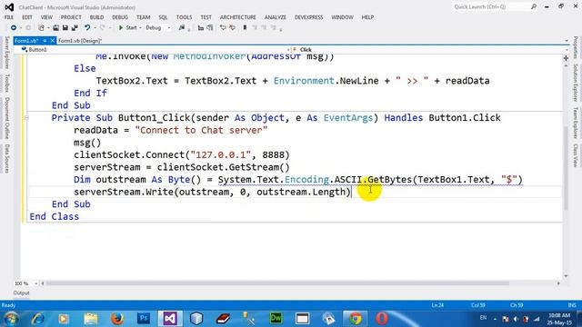 How To Making Chat Client VB NET 2012 Part2End