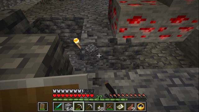 Майн Крафт залежи редстоуновая руда - Minecraft Red Stone Ore