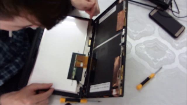 How  to replace lcd screen touch Lenovo Thinkpad X240