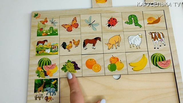 Развивающая игра для детей   Обучающее видео для малышей