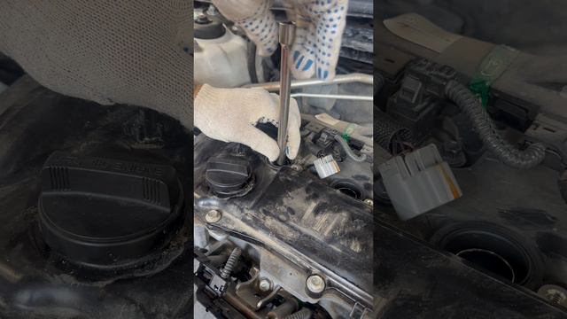 Замена свечей зажигания тойота Камри 70 а25а