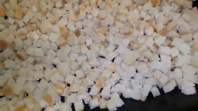 Домашние сухарики к пиву