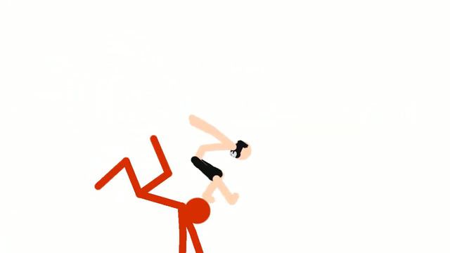 Зараженный черный мутант Stickman против красного мультик про стикменов