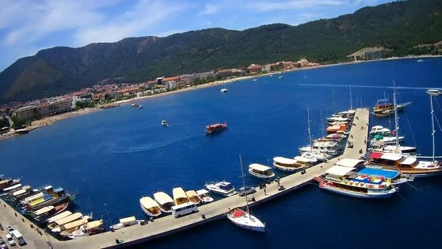 На заброшенном пляже. Ичмелер. Мармарис 2019. Hubsan H501s Pro.