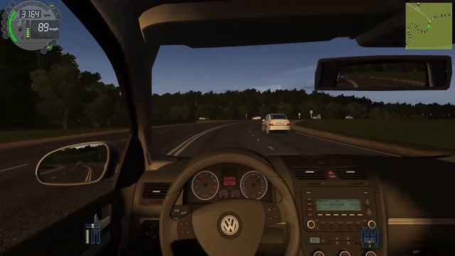 City Car Driving: Volkswagen Golf 5 1 6 105hp 2004 drive