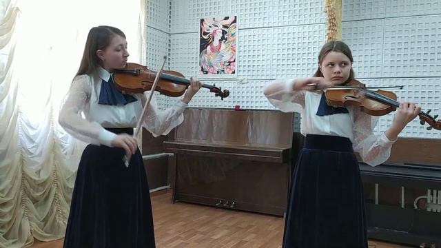 Й. С. Бах Концерт для 2 скрипок ре-мінор. 1ч