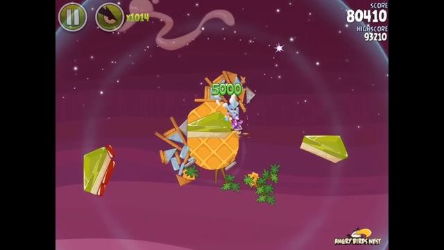 Angry Birds Space Utopia 4-16 Walkthrough 3-Star