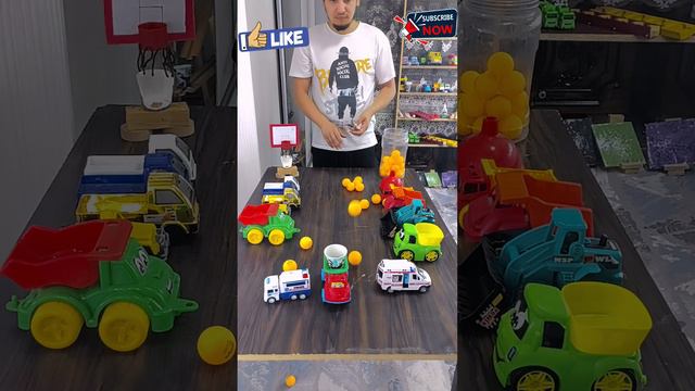 попадания шарики на машине