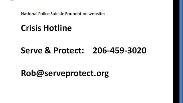 Officer Suicide - Public Safety Today Radio Day 2 - Segment 1