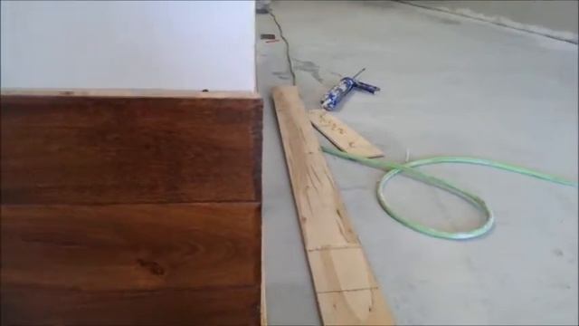 How to Install Hardwood to a Wall Part 1 by The Floor Barn flooring store in Arlington TX