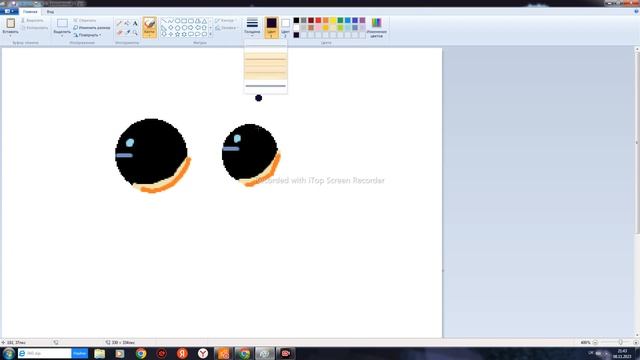 Туториал на милые глазки 0^0