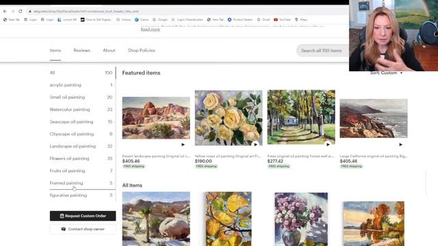 Разбор магазинов Этси 16-11-23: вaленые аксессуары, картины, магазин на Ebay