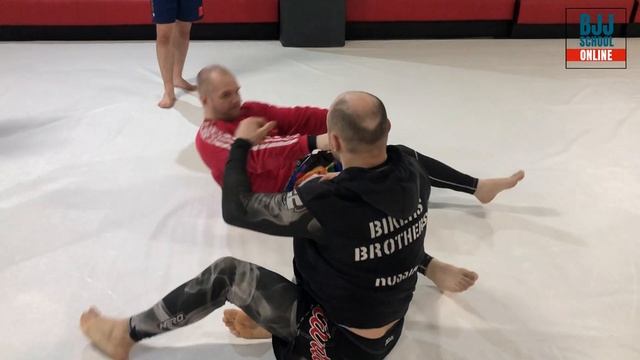 Михаил Погодин   Waiter Sweep From Single Leg Deep Half Guard