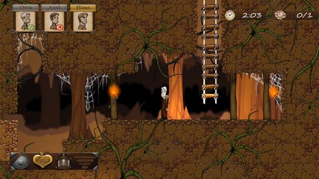 Платформер - Путешествие к центру Земли - Первый взгляд