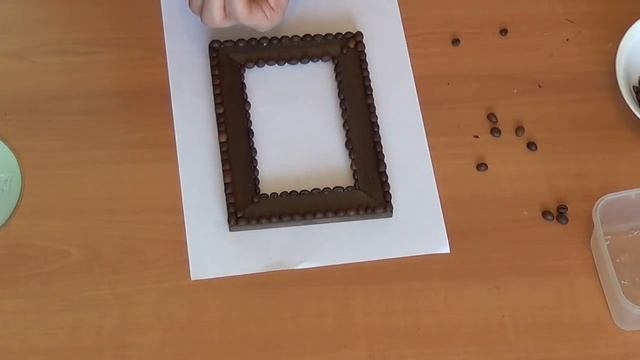 Рамка декорированная кофе