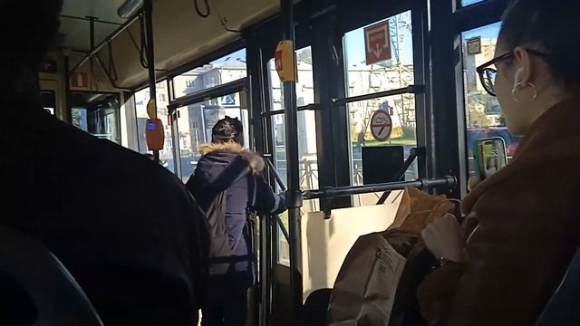 Поездка на троллейбусе ВМЗ-5298.01 Авангард по маршруту 6