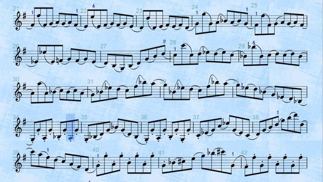 Wohlfahrt Op 45 Violin Etude No 50 ♩=80