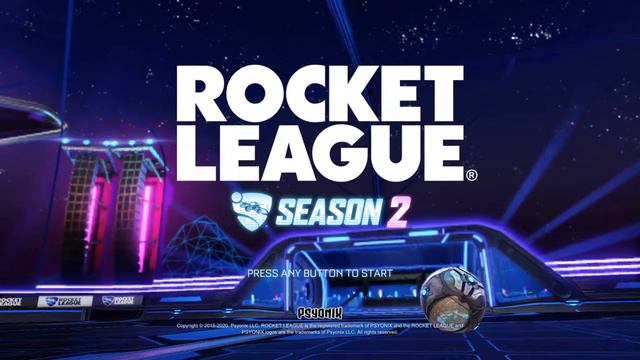 Rocket League®   Season 2 Main Menu