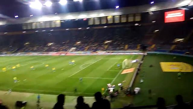 Самый лучший гол в истории футбола вид с трибуны.