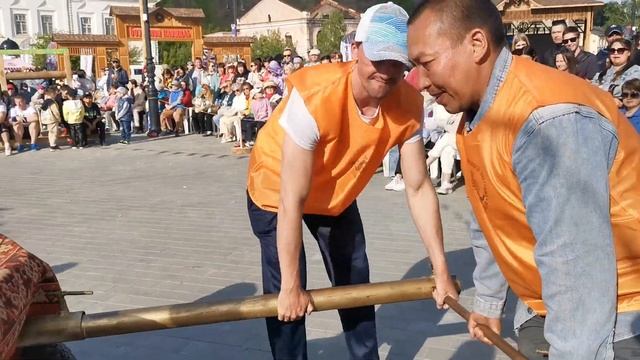 АРАНГУЛ-БАТЫР. САБАНТУЙ 2023. БАЗАРНАЯ ПЛОЩАДЬ. ТОБОЛЬСК 18 ИЮНЯ