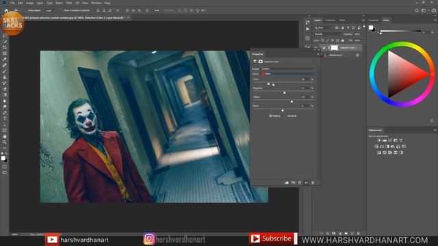 How To Color Grade Like Joker Movie In Photoshop-The Easiest Way