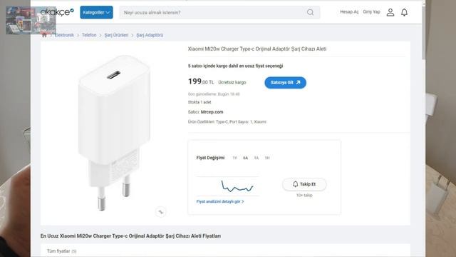 A101 | Iphone Için 20 Watt Hızlı Şarj Adaptörü | Xiaomi 20W Type-C Adaptor