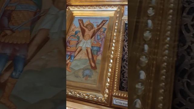 У ИКОНЫ СВЯТОГО АНДРЕЯ ПЕРВОЗВАННОГО В ЕЛОХОВСКОМ СОБОРЕ. Там же частица его мощей.Москва.21.07.202