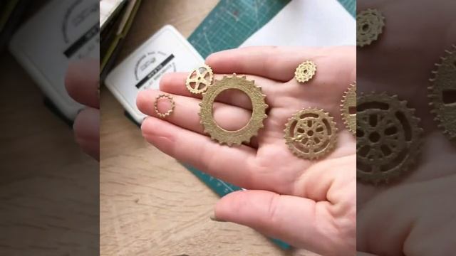 МК: шестерёнки для дембельского альбома