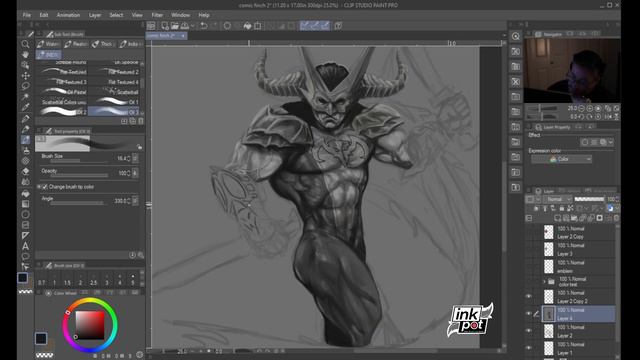 Let's Paint David Finch Inspired Part 2