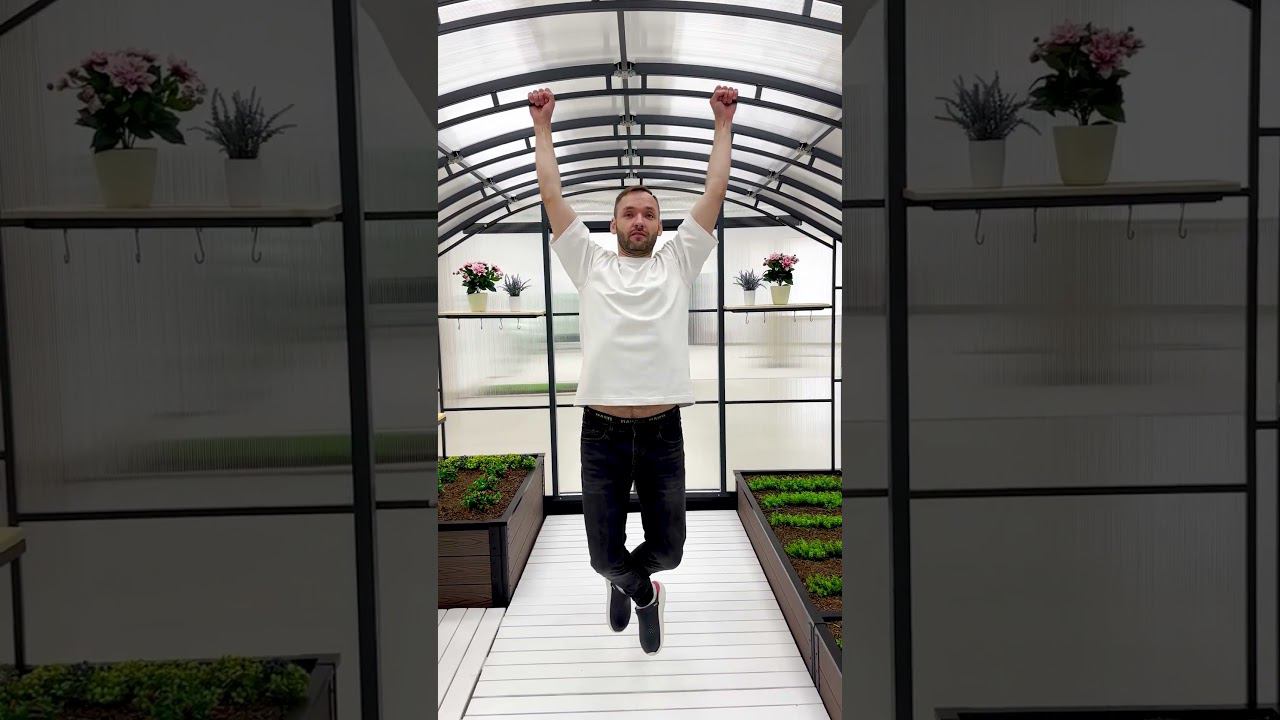 Теплица Рублевская Про с сотовым поликарбонатом #теплица #shorts #заводтеплиц