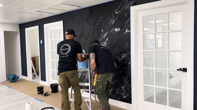 How To- Black Venetian Plaster Marble Look, Exotic Wall Finishes By Giancarlo Sagasti