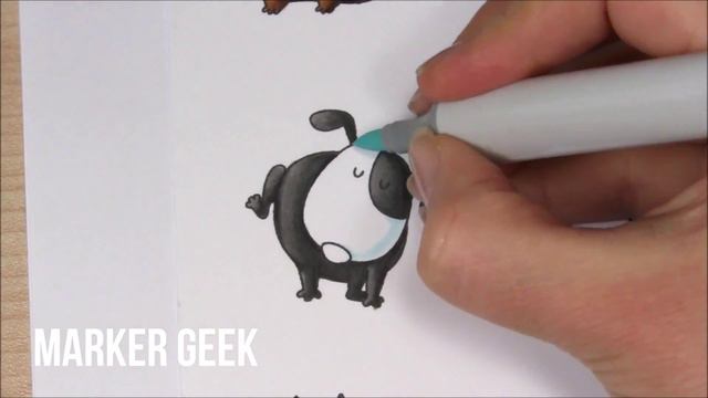 30 Day Colouring Challenge Day 4 Featuring MFT Stamps