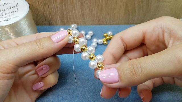 Pearl BRACELET/Beaded bracelet/Diy bracelet/Браслет из бусин/Жемчужный браслет/Как сделать браслет