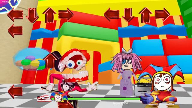 🎪 Переделал Friday Night Funkin в Удивительный Цифровой Цирк (Amazing Digital Circus). Мод.