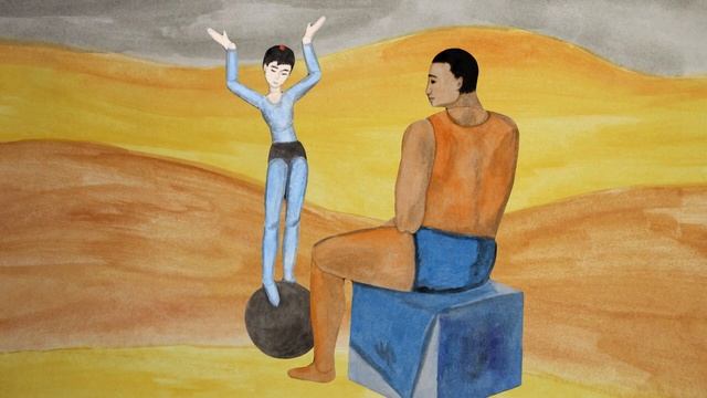 Девочка на шаре.  Заболотних Алёна. Студия 