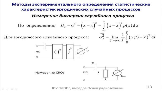 Радиотехнические цепи и сигналы. Лекция №11 (26.04.2022)