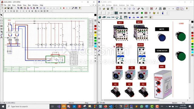 Auto Transfer Switch (ATS) Using Two Contractors Part 3