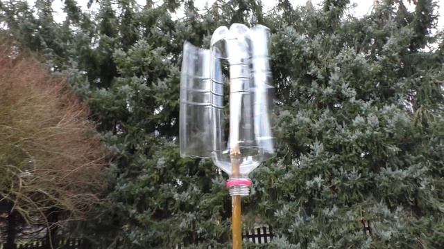 Отпугиватель кротов из пластиковой бутылки