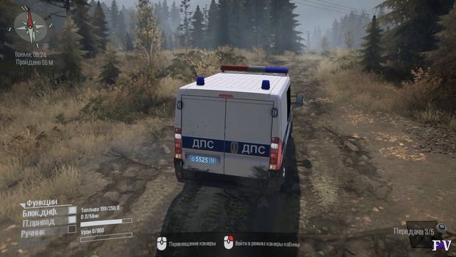 Spintires Mudrunner: Fiat Ducato «ДПС» [v.2.0]