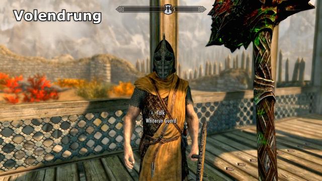 Skyrim   Guardians Reaction To Unique Weapons & Daedric Artifacts
