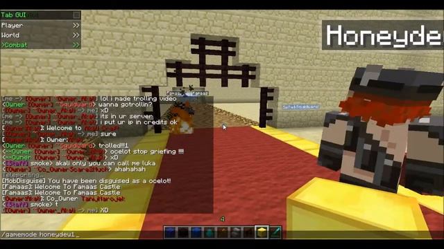 Minecraft Mobdisguise Plugin Trolling