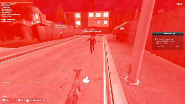 СИМУЛЯТОР КОЗЛА В ГАРРИС МОДЕ! НАДОЕЛ ВСЕМУ ГОРОДУ!   Garrys Mod Dark RP Гаррис Мод Дарк РП