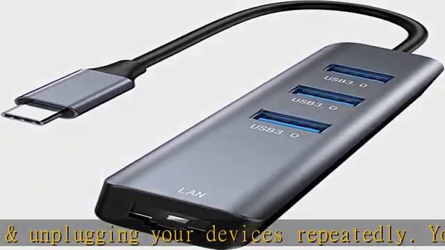 USB C To Ethernet Adapter, Vilcome RJ45 To USB C Thunderbolt 3/Type-C Gigabit Ethernet LAN Network