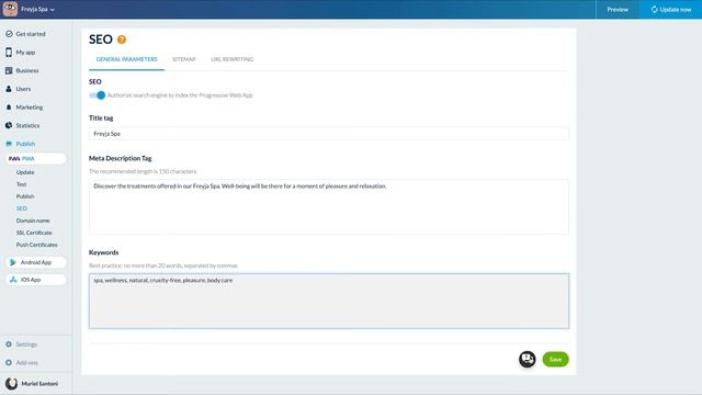 How To Optimise The SEO Of Your PWA  | GoodBarber Classic Apps Tutorials