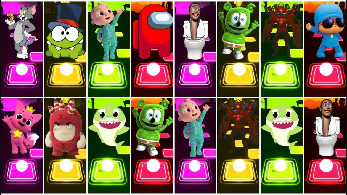 Oddbods Bubbles All Video Megamix ? Cocomelon Friends ? Baby Shark ? Skibidi Toilet. Кто победит?