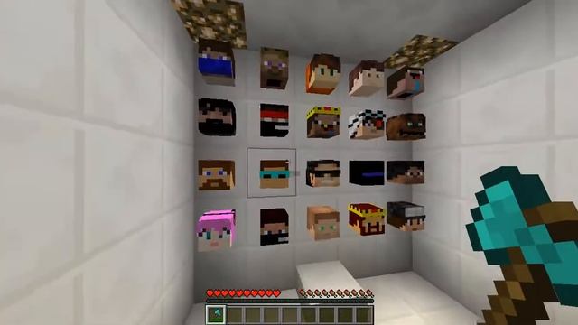 УГАДАЙ ЮТУБЕРА ПО ГОЛОВЕ В МАЙНКРАФТ! СОРЕВНУЕМСЯ ПРОТИВ MIRACLETYAN!